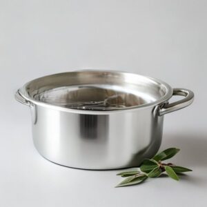tri ply stainless steel casserole 4l